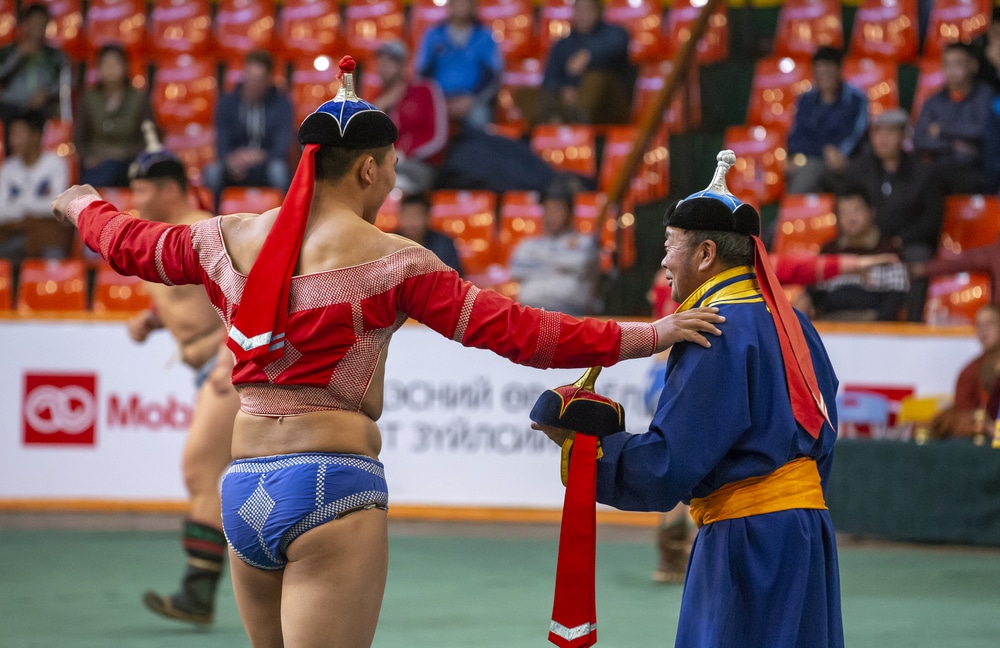 Mongolian Wrestling Naadam