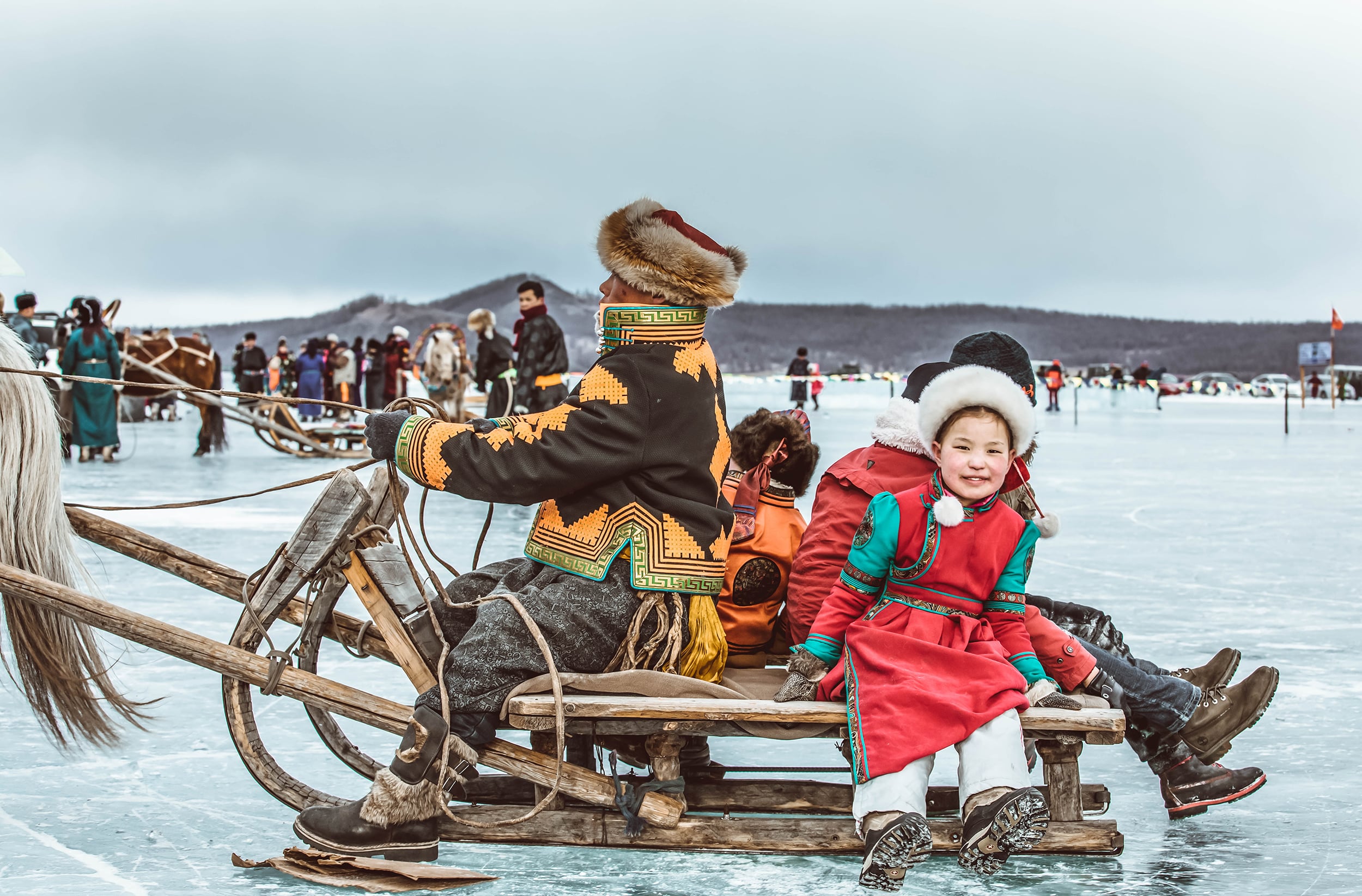 Ice Festival Winter in Mongolia