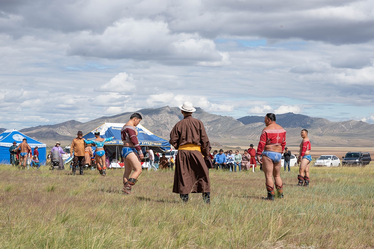 Naadam Festival Wrestling
