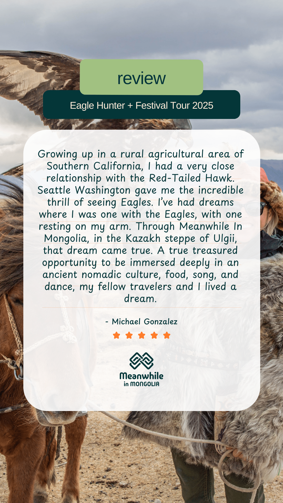 Meet the Eagle Hunters Tour